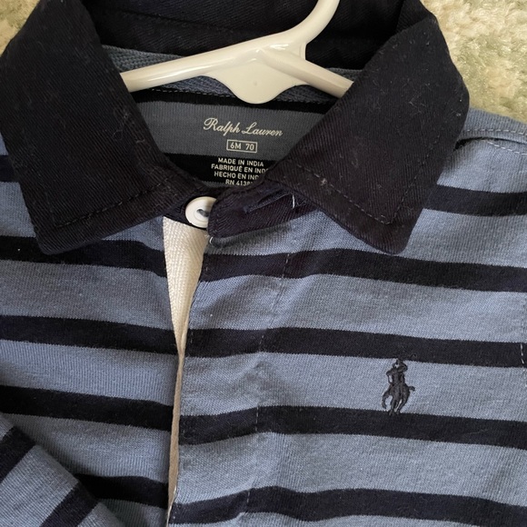 Ralph Lauren baby Polo Romper. - Picture 2 of 2
